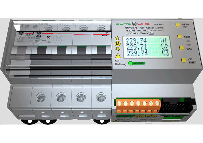 Foto Sistema de protección diferencial ultrainmunizada y programable con rearme automático.